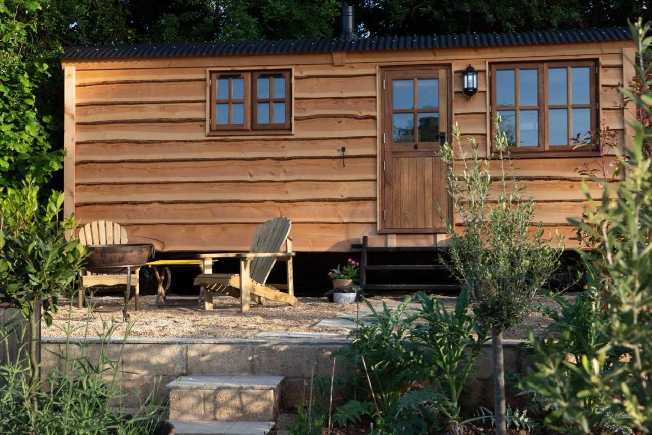 Luxury, Rural Shepherds Hut With Hot Tub Nr Bath Bristol Kültér fotó